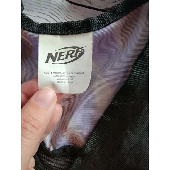 NERF Elite Tactical Vest One Size Fits Most blue Striped Camo - Picture 7 of 9